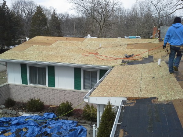 Roofing replacement in Genesee County, Michigan.